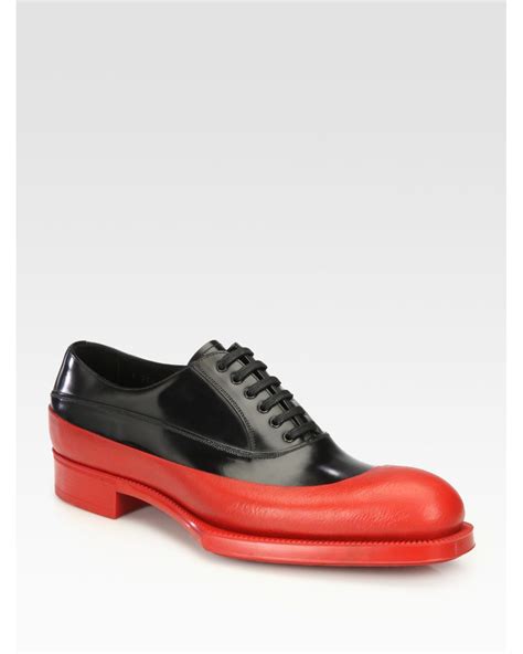 prada rubber dipped shoes